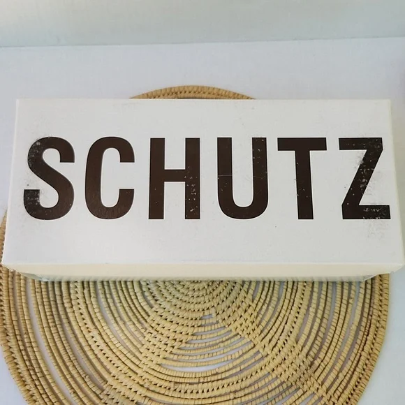 NIB SCHUTZ TINAH LEATHER SANDAL - Picture 12 of 14